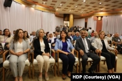 HDP 4. Olağanüstü Kongresi Ankara'da Dünya Ticaret Merkezi'nde yapıldı.